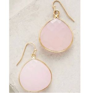 Anthropologie Tristan Drop Earrings, Rose